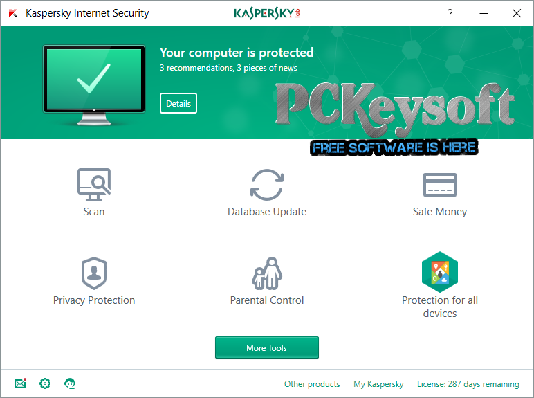 Kaspersky internet security serial key machine